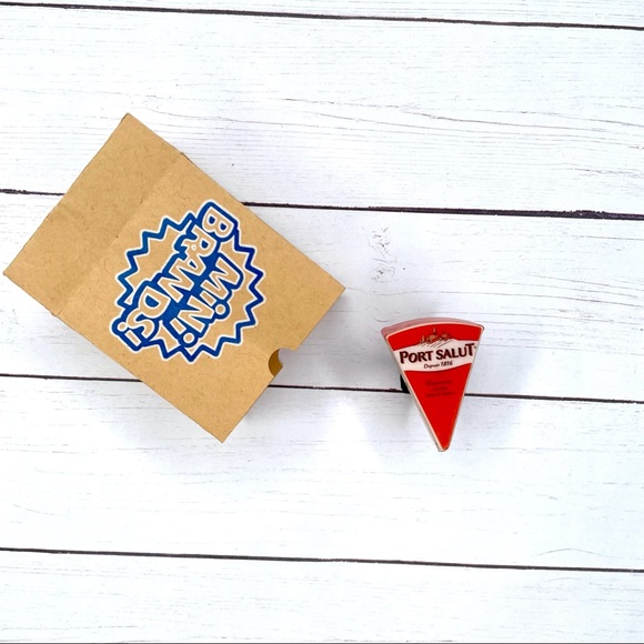 Port Salut Cheese Pin | Handmade | Mini Brands | NWOT | Quirky | Fun - Picture 3 of 16